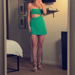 CUTOUT OPEN BACK DRESS